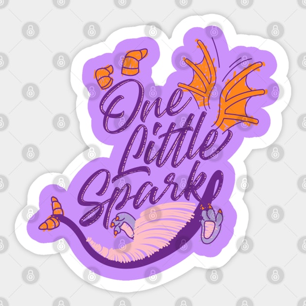 One Little Spark Sticker by DeepDiveThreads